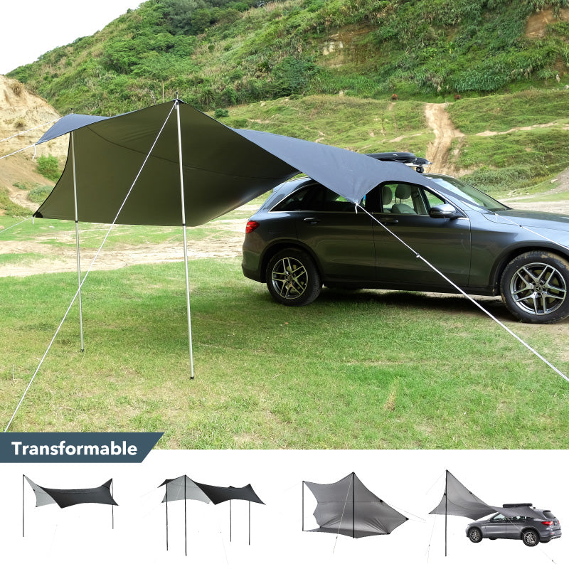LIGHTWEIGHT ROOF TOP SIDE AWNING