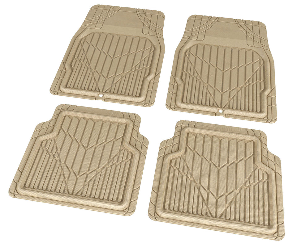 3D MAXpider Universal Trim-Fit Floor Liner 1st and 2nd Rows 4-Piece Set